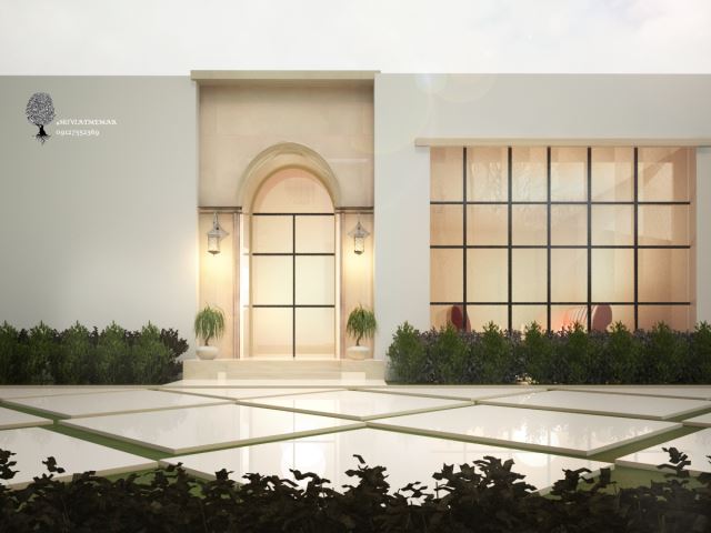 طراحی ویلا نئوکلاسیک