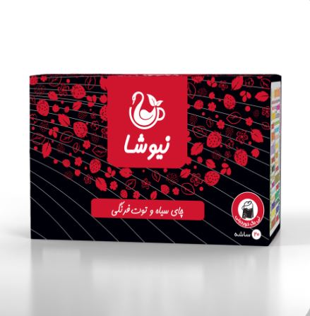 چای سیاه و توت فرنگی