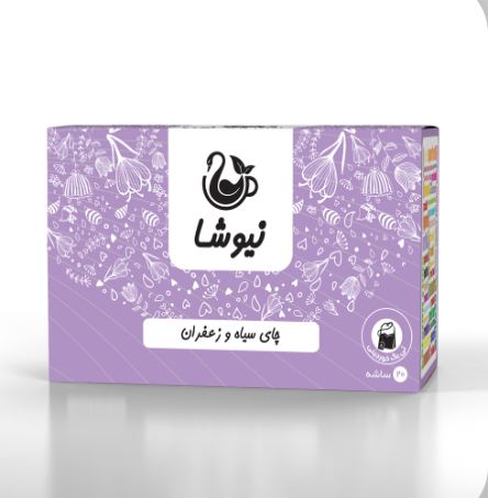 چای سیاه و زعفران