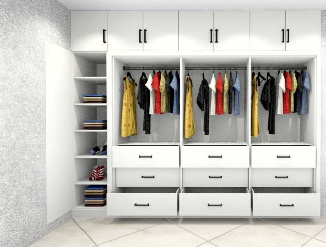 کمد دیواری درب لولایی