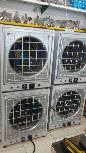 هیتر فن دار,هوای گرم