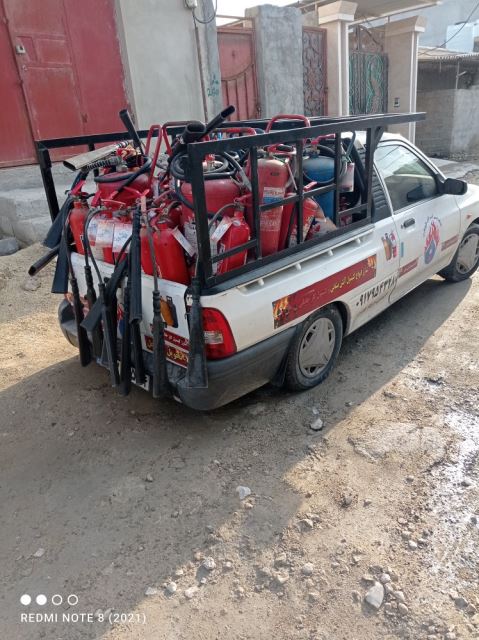 شارژ کپسول آتش نشانی در هرمزگان