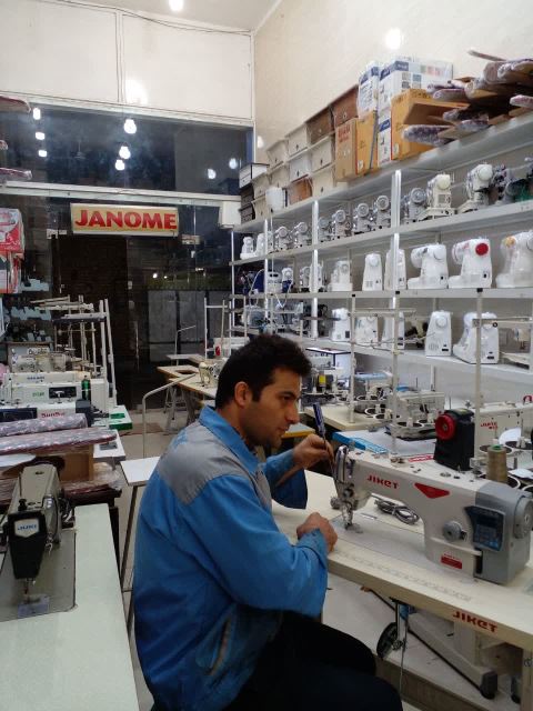 تعمیر انواع ماشین آلات دوخت جک.