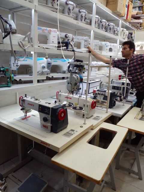 تعمیر انواع ماشین آلات دوخت مدل جک.