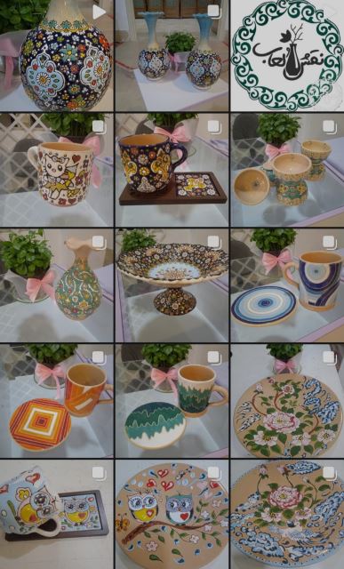 لیوان و زیرلیوانی بهترین میناکاری فردیس کرج