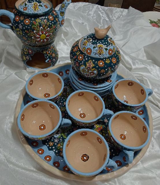 چای خوری نقش ولعاب بهترین میناکاری فردیس کرج