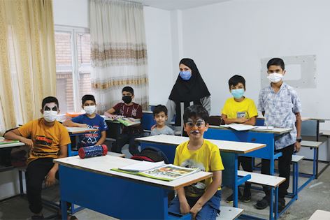 کلاس به همراه اساتید