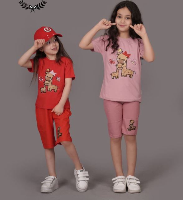 تیشرت شلوارک دخترانه