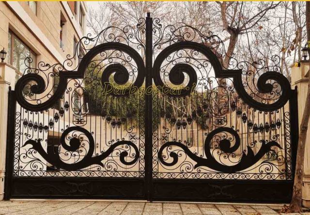 ساخت درب ویلایی فرفورژه