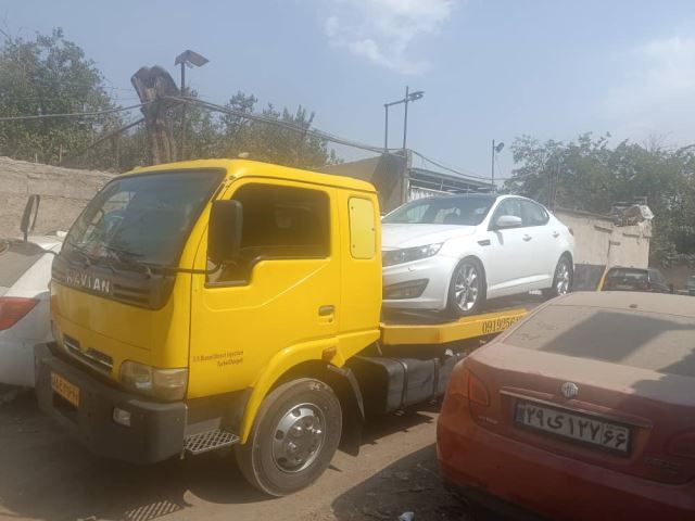 یدک کش اتوبان ساوه همدان