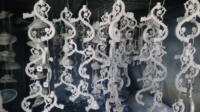 رنگ کوره ای لوستر بصورت الکترواستاتیک در رشت