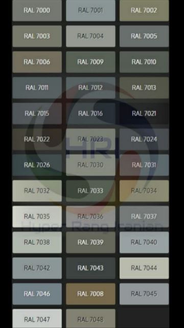 رال رنگ همراه شما *RAL7000*