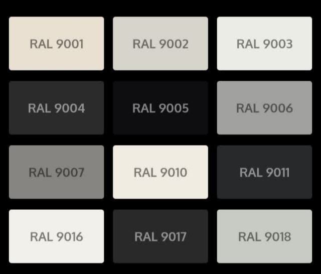 رال رنگ همراه شما *RAL9000*