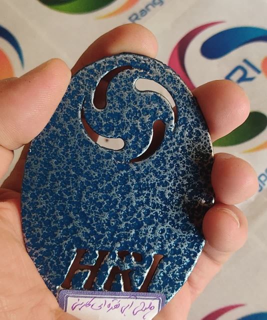 چکشی آبی نقره ای کاربنی